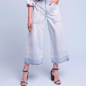 Citizens of Humanity “Melanie” wide crop jeans